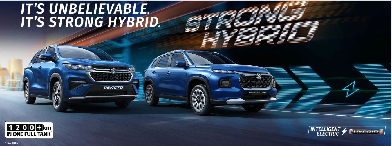  MARUTI SUZUKI HYBRID TECHNOLOGY CAR INVICTO AND GRAND VITARA